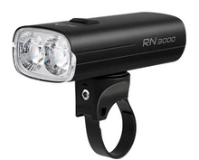 Magicshine RN 3000 Front Bike Headlight with dual LEDs and mounting bracket.